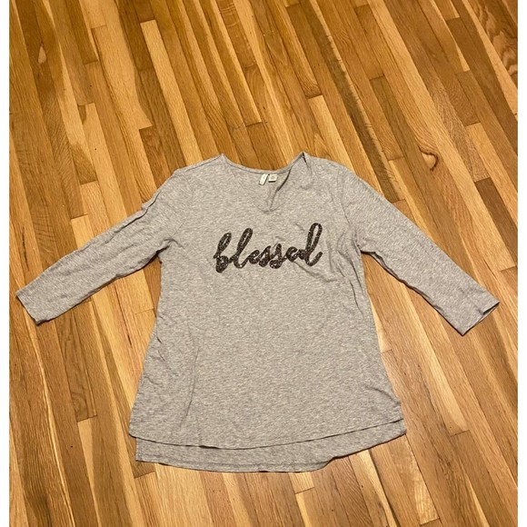 Est 1946 "Blessed" Long Sleeve Shirt Medium - Picture 1 of 7